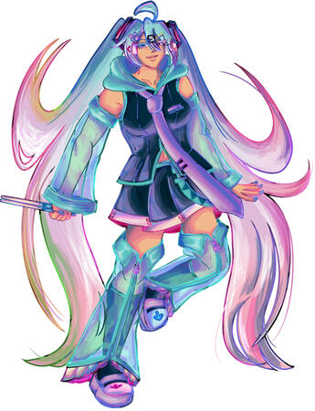 my own miku design